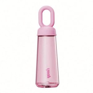Petal-Shaped 500ml Reusable Water <b>Bottle</b> with Anti-Corrosion Coating and Straw Cap - Product Image 3