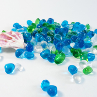 Galets de verre colorés transparents 3-6mm 6-9mm, galets décoratifs en verre haute brillance pour aquarium, bassin à poissons, jardin, vase, aménagement paysager