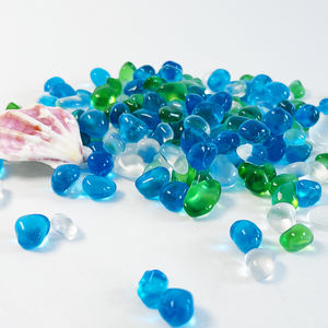 Đế trang trí bằng hạt thủy tinh nhiều màu xanh biển, bề mặt bóng, sang trọng, dùng cho bể cá, cảnh quan sân vườn, kích thước tùy chỉnh, dùng trong nhà - Product Image 6