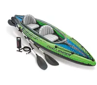Challenger K2 Inflatable Kayak with Oars and Hand Pump