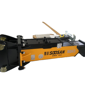 SQ43 pour brise-roche hydraulique pour excavatrices de 5 à 12 tonnes, poids 379 kg, nouvelle boîte de vitesses, moteur, burin, pompe, marteau brise-roche minier - Product Image 1