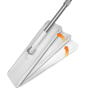 BNcompany Mopa Plana para Limpieza de Suelos Domésticos, Recambio de Paño, Uso en Seco/Húmedo, Antiestática, Plegable, con Escurridor, Ligera - Product Image 1