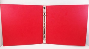 Tùy chỉnh màu Đỏ PU da 9 vòng chất kết dính danh mục đầu tư Organizer Vegan Da kính giá danh sách - Product Image 6