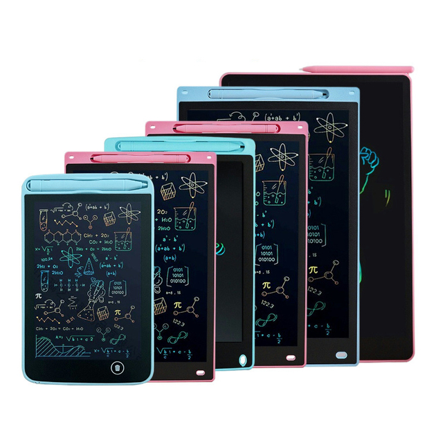 Kids Learning Toys Lcd Writing Boards Color Screen Blackboard Slates LCD Writing Tablet 8.5 10 12 Inch
