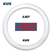 Jauge d'ampèremètre KUS SEA-V Series 52 mm, jauges automobiles 12 V/24 V pour bateau universel