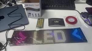 Écran LED flexible LOY pour remplacement de panneau matriciel, affichage publicitaire frontal pour tricycle/voiture, compatible <span class=keywords><strong>Apple</strong></span>/Android, 12V 18W, contrôlable par application - Product Image 6