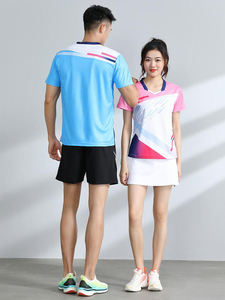 情侣搭配运动服网球羽毛球球衣排球比赛制服柔软不粘顶级品质成人男女通用 - Product Image 3