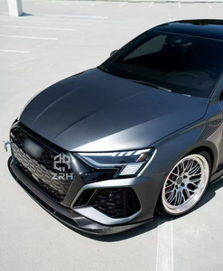 Labio de parachoques delantero de fibra de carbono seco para <span class=keywords><strong>Audi</strong></span> <span class=keywords><strong>RS3</strong></span> <span class=keywords><strong>8Y</strong></span> <span class=keywords><strong>2022</strong></span> Car Carbon Bodykit Splitter - Product Image 6