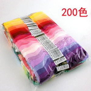 50 Pezzi di <span class=keywords><strong>Filo</strong></span> da Ricamo in Colori Assortiti, <span class=keywords><strong>Filo</strong></span> di Seta per Fai-da-Te, Matasse di <span class=keywords><strong>Filo</strong></span> per Punto Croce - Product Image 4