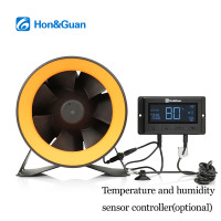 Ventilateur de gaine rond mince 150 mm 100-240 V, flux d'air optimisé aérodynamiquement pour système de ventilation à montage au plafond en espace limité