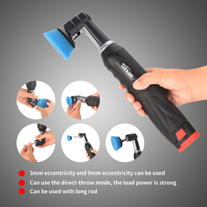 CAR'S GIFT 12v Réglable <span class=keywords><strong>Mini</strong></span> Rotatif <span class=keywords><strong>Électrique</strong></span> Orbital Machine Tampon Ponceuse Cirage Voiture Sans Fil <span class=keywords><strong>Polisseuse</strong></span> pour Voiture - Product Image 5