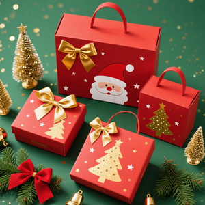 Impresión de logotipo personalizado Regalos de Navidad personalizados biodegradables, cajas de cartón corrugado reciclables Cajas de papel pequeñas - Product Image 4