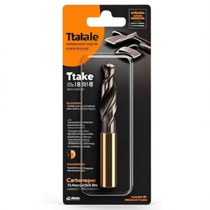 Foret en carbure solide Ttake Ta1018 avec revêtement TiAIN pour sièges de vis à 180 degrés - Product Image 2