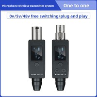 Microphone sans fil professionnel dynamique cardioïde en métal avec connecteur XLR, réduction du bruit, léger, portable, ultra haute fréquence