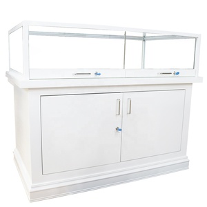 Tùy Chỉnh Bán Lẻ Hiển Thị Trường Hợp Hiển Thị Nội Thất Gỗ Khóa Cửa Thiết Kế Truy Cập Trang Sức Glass Showcase Với Key - Product Image 2