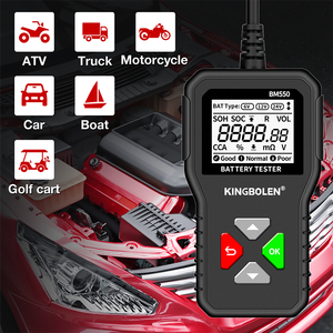 Testeur de capacité de batterie électronique BM550 pour voitures, camions et motos 6V 12V 24V – 100-2000 Tests - Product Image 5