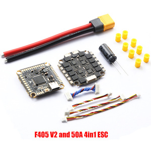 Contrôleur de vol BetaFlight <span class=keywords><strong>F4</strong></span> V2/V3S + Stack ESC 4-en-1 50A/65A Aneegfpv pour drone FPV RC et <span class=keywords><strong>avion</strong></span> de course - Product Image 1