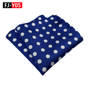 Bandana carré unisexe à pois en polyester jacquard, accessoire de costume, toutes saisons - Product Image 5
