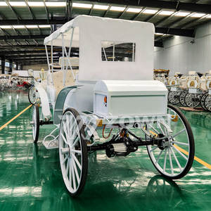 Kereta Kuda elektrik transportasi khusus 4 roda Cinderella & Royal Carriage foto latar belakang pandangan - Product Image 4