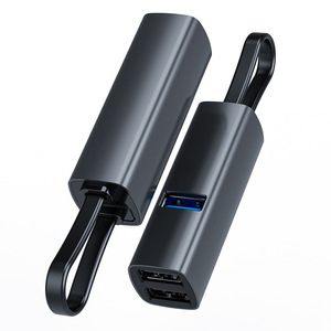 Hub USB Type C 3.0 Yutlai en alliage d'aluminium portable avec lecteur de carte SD TF pour ordinateur portable PC - Product Image 3