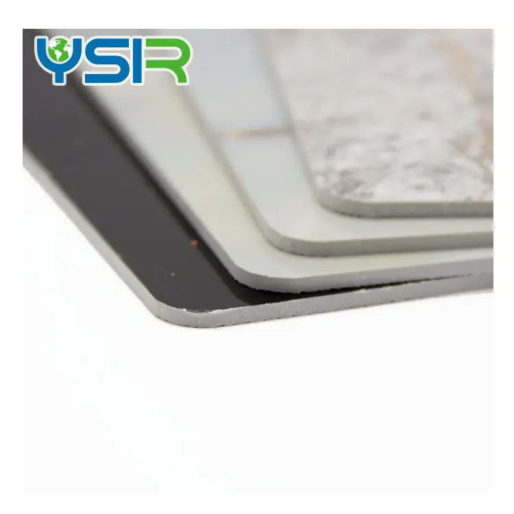 3mm UV 대리석 시트 높은 광택 UV 적층 PVC 대리석 시트