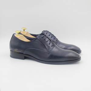 Derby — chaussures en cuir véritable pour <span class=keywords><strong>homme</strong></span>, en cire et cuir véritable, classique - Product Image 2