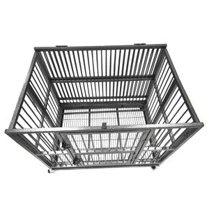 Toptan özel modüler katlanabilir çin kapalı toz kaplı büyük büyük lüks köpek Metal köpek kulübesi MH-FHD48 - Product Image 6