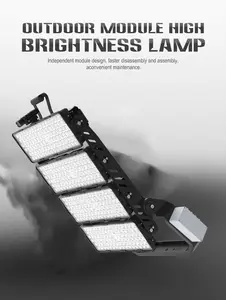 Space-Shine 2024 Fabrieksprijs Stadion Spot Licht Refletor Projecteur Ip65 Hoge Mast Licht Geleid Schijnwerper Voor Voetbalstadion