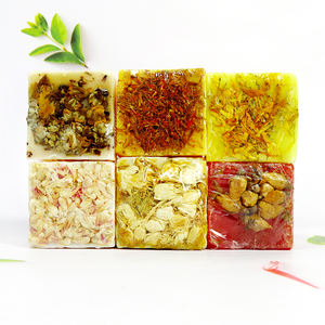 Sabonete de presente perfeito, sabonete artesanal com flor de rosa, sabonete de lavanda de longa duração - Product Image 1