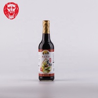 Sauce soja premium sans OGM, super légère, bon goût, 0 additif, durée de conservation 24 mois, prix usine, bouteille en verre 500 ml, brillante