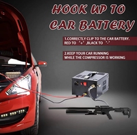 Kompresor PCP 12V 110V 220V 350W 30mpa 4500psi 300bar 30mpa Paintball 4500psi  PCP 300 bar