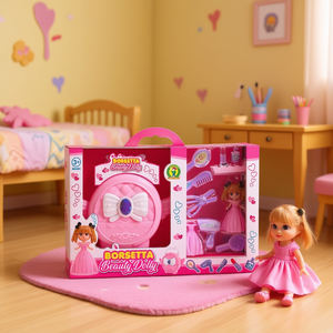 Sac à main rose Borsetta Beauty Dolly avec poupée et accessoires 30x20x6 cm pour enfants de 3 ans et plus - Product Image 2