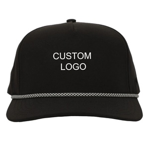 OEM Custom 5 Panel Embroidery Patch Logo Rope Baseball <b>Cap</b> <b>Waterproof</b> Curved Brim Golf Gorras Mens Sports Dad Hat Baseball <b>Caps</b> - Product Image 2