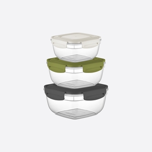 Ensemble de boîtes fraîches Frigoclick 3 pièces 500 900 1500 ml Contenant de stockage alimentaire - Product Image 1