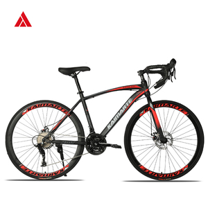 Bicicletta da Strada KAIMARTE per Uomo, 700C, Telaio in Acciaio al Carbonio 47/50cm, 21 Velocità, Cerchi in Alluminio, Freni a Disco, Sospensione Anteriore, Pneumatici 26*2.6", 175kg - Product Image 3