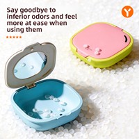 Boîte de rangement portable pour appareil orthodontique tendance avec miroir, étui pour aligneurs dentaires invisibles pour le voyage