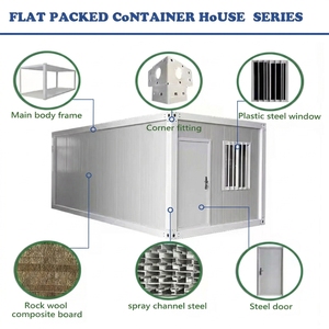 Casa Contenedor Apilable <span class=keywords><strong>de</strong></span> 2 Pisos, Lujosa, Prefabricada, <span class=keywords><strong>de</strong></span> Acero, para Oficina, Vivienda Temporal, Resistente al Viento - Product Image 5