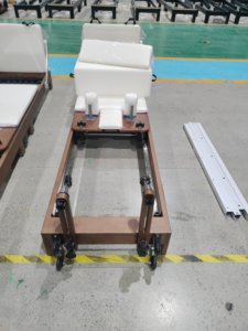 Vente en Gros de Pilates Reformer Pliant Haut de Gamme Appareil de <span class=keywords><strong>Fitness</strong></span> Gym Noyer en Bois Pliable Pilates Reformer pour Studio - Product Image 2
