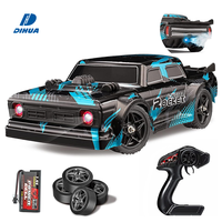 Voiture télécommandée haute vitesse à l'échelle 1/16, pneus de drift, 4 roues motrices, voitures de course RC, véhicule de loisir rapide avec lumières