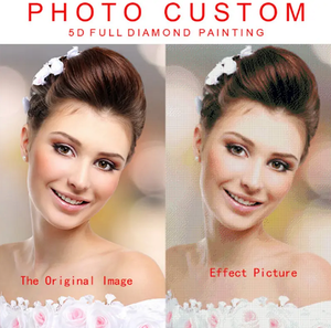 Personalizzato su misura foto DIY 5d Cprivate Pet Pet bambino regalo di nozze murale pittura diamantata per la decorazione della casa - Product Image 2