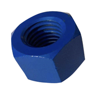 American Standard Steel PTFE Double-Ended Bolts (A193 A320 A437) Blue Red Yellow Nuts Screws Fully Threaded Studs British System