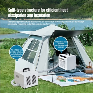 Climatiseur portable <span class=keywords><strong>split</strong></span> pour mini-maison, bureau, type fenêtre, alimenté par courant alternatif, climatiseur <span class=keywords><strong>mobile</strong></span> pour tente - Product Image 3
