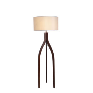 Trípode <span class=keywords><strong>De</strong></span> madera sólida ajustable, lámpara <span class=keywords><strong>De</strong></span> Pie para decoración del hogar, lámpara <span class=keywords><strong>De</strong></span> esquina <span class=keywords><strong>De</strong></span> tela <span class=keywords><strong>De</strong></span> lino gris - Product Image 4