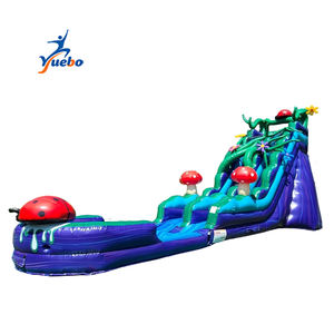 สไลเดอร์น้ำเป่าลม สไลเดอร์เป่าลมขนาดใหญ่ สไลเดอร์เป่าลมยักษ์ แทรมโพลีนกลางแจ้งสำหรับเด็กพร้อมสไลเดอร์ - Product Image 1