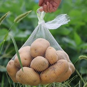 Huamaohengchun 100 pièces Sacs en filet réutilisables de 24 pouces pour fruits et légumes, sacs en filet pour oignons et fruits, et sacs de cuisson pour fruits de mer (crabe, palourde, écrevisse) - Product Image 2