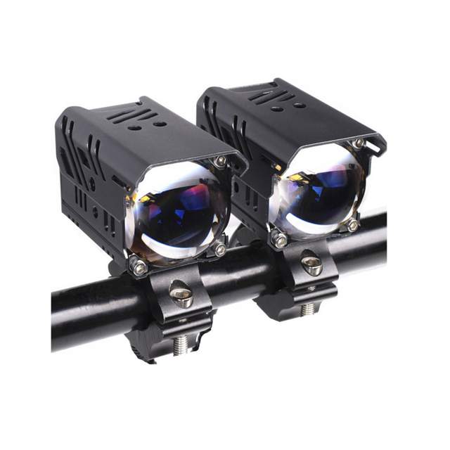 Senlo Motorcycle Auxiliary LED Light Driving Spotlights X6 Projector Fog Lights 100W for Bike Motorcycle Accessories