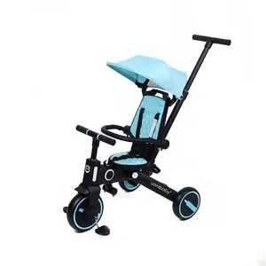 Kinder trage mit 7 verschiedenen Verwendungen von Kinder-Dreirad-Kinderwagen für Baby fahrten mit dem Auto