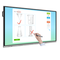 Écran tactile LCD Beloong de 65 pouces avec résolution 4K et caméra 13MP, panneau plat interactif intelligent pour l'enseignement