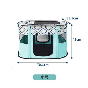 Outdoor Folding Portable Oxford Cloth Waterproof Playpen <b>Dog</b> Tents Circular <b>Fence</b> Portable Outdoor Kennel for Pet Playing <b>Fence</b> - Product Image 4