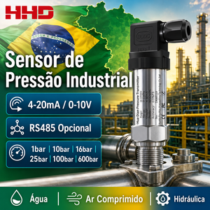 เซ็นเซอร์วัดระดับน้ำ ทรานสดิวเซอร์ 4-20ma RS485 MODBUS เครื่องมือวัดสำหรับอากาศ สุญญากาศ ก๊าซ IoT - Product Image 1